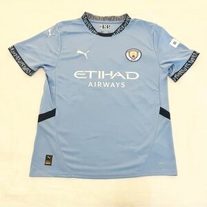 PUMA Manchester City Light Blue Thank You Jersey Size Large